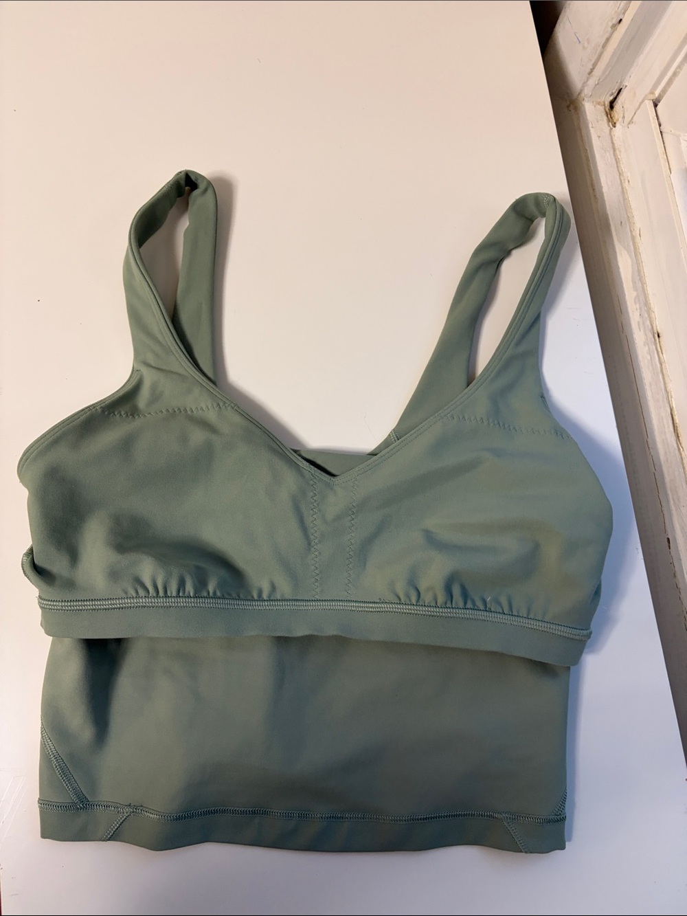 Lululemon Align Cropped Tank Top - Green Sage / Mint - Size 6 - Picture 7 of 10
